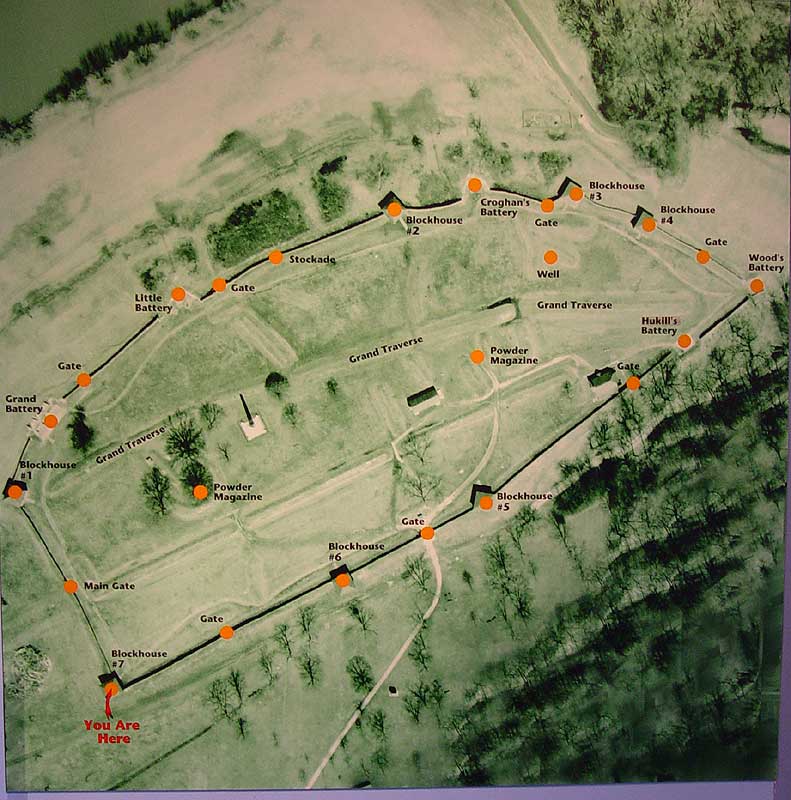 Map of Fort Meigs
