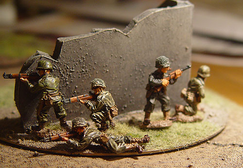 WW2 US Infantry painted wwii